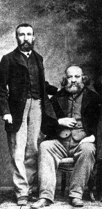 CorteX_Bakounine et Charles Perron à Bâle au congrès de l'Association internationale des travailleurs en 1869