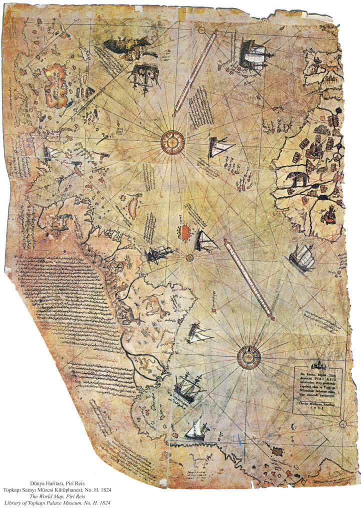 Carte De Piri Reis 1513 Le Cortecs